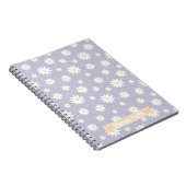 Lilac Daisy Floral Custom Notebook Notizblock (Rechte Seite)