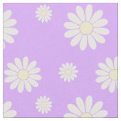 Lilac Daisy Seamless Fabric Stoff (Nahaufnahme)