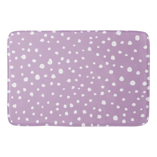 Lilac-Dalmatiner-Punkte, Dalmatiner-Punkte, gepunk Badematte (Vorderseite)
