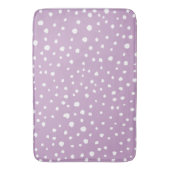 Lilac-Dalmatiner-Punkte, Dalmatiner-Punkte, gepunk Badematte (Vorderseite Vertikal)