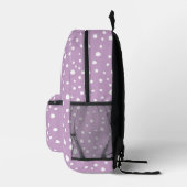 Lilac-Dalmatiner-Punkte, Dalmatiner-Punkte, gepunk Bedruckter Rucksack (Rechts)