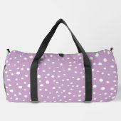 Lilac-Dalmatiner-Punkte, Dalmatiner-Punkte, gepunk Duffle Bag (Rückseite)