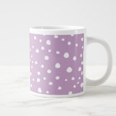 Lilac-Dalmatiner-Punkte, Dalmatiner-Punkte, gepunk Jumbo-Tasse (Rechts)