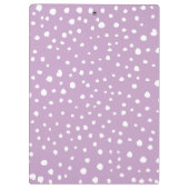Lilac-Dalmatiner-Punkte, Dalmatiner-Punkte, gepunk Klemmbrett (Rückseite)