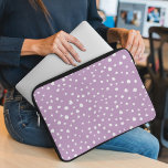 Lilac-Dalmatiner-Punkte, Dalmatiner-Punkte, gepunk Laptopschutzhülle<br><div class="desc">Niedliche,  lustige und bezaubernde dalmatinische Flecken in lila und weißer Farbe. Moderne und trendige Geschenke,  perfekt für dalmatinische Liebhaber in Ihrem Leben.</div>