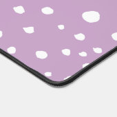 Lilac-Dalmatiner-Punkte, Dalmatiner-Punkte, gepunk Schreibtischunterlage (Ecke)