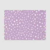 Lilac-Dalmatiner-Punkte, Dalmatiner-Punkte, gepunk Seidenpapier (Vorderseite)