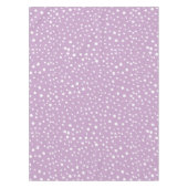 Lilac-Dalmatiner-Punkte, Dalmatiner-Punkte, gepunk Tischdecke (Vorderseite)