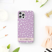Lilac Dalmatiner Spots, Dalmatiner Punkte, Ihr Nam Case-Mate iPhone Hülle
