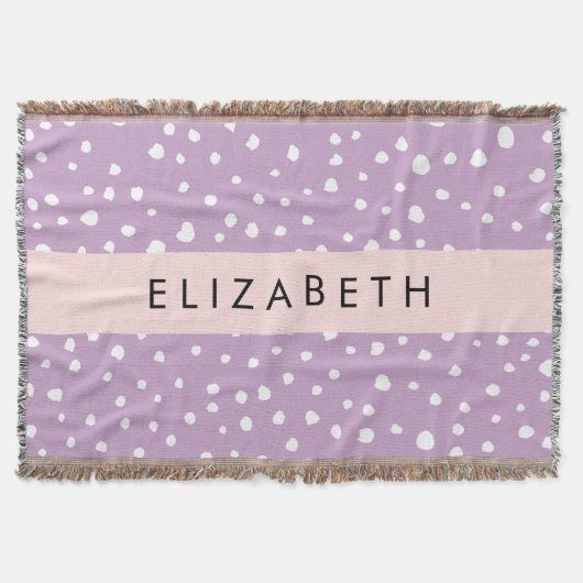 Lilac Dalmatiner Spots, Dalmatiner Punkte, Ihr Nam Decke (Vorderseite)