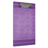 Lilac Damask Klemmbrett (Rechts)