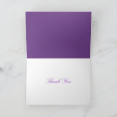 Lilac Damask Vielen Dank Dankeskarte (Innenseite)