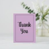 Lilac danke postkarte (Stehend Vorderseite)