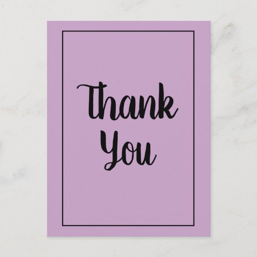 Lilac danke postkarte (Vorderseite)