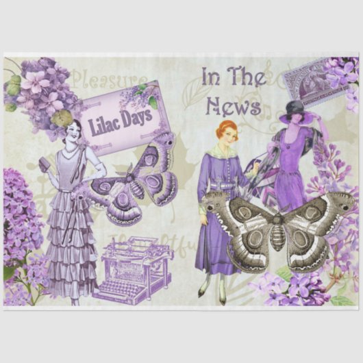 Lilac Days Design Series 7 Seidenpapier (Vorderseite)