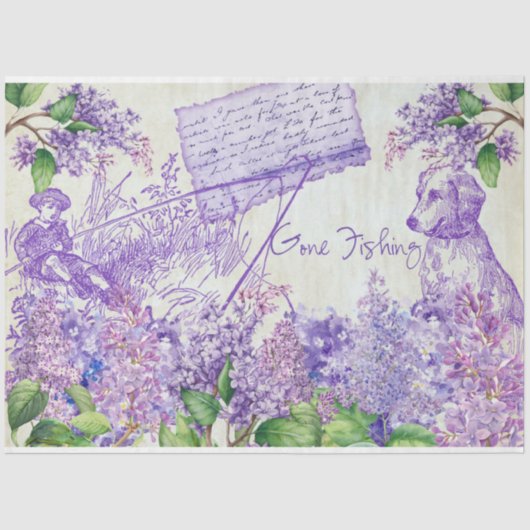 Lilac Days Design Series 8 Seidenpapier (Vorderseite)