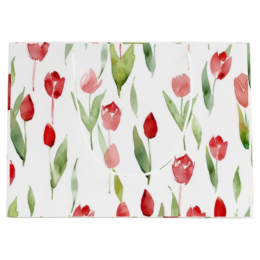 Lilac Delight Decorative Bags" Große Geschenktüte (Vorderseite)