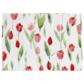 Lilac Delight Decorative Bags" Große Geschenktüte (Rückseite)