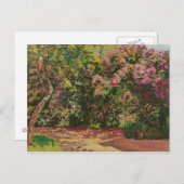 Lilac, der Garten des Künstlers Postkarte (Vorne/Hinten)