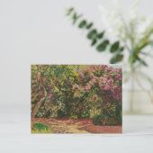 Lilac, der Garten des Künstlers Postkarte (Stehend Vorderseite)