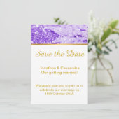 LILAC DIAMOND RIVER GOLD SAVE THE DATE (Stehend Vorderseite)