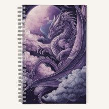 Lilac Dragon im Wolkenblatt