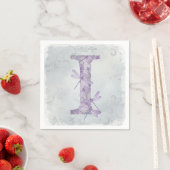 Lilac Dragonflies von Natasha Us Serviette (Beispiel)