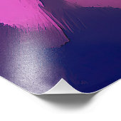 Lilac Dream Whisper - Serene, Ethereal, Lila Fotodruck (Ecke)