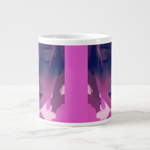 Lilac Dream Whisper - Serene, Ethereal, Lila Jumbo-Tasse
