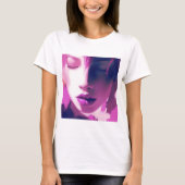 Lilac Dream Whisper - Serene, Ethereal, Lila T-Shirt (Vorderseite)