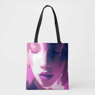 Lilac Dream Whisper - Serene, Ethereal, Lila Tasche