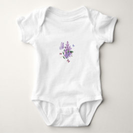 Lilac Dreams & Butterfly Whispers Baby Strampler