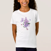Lilac Dreams & Butterfly Whispers T-Shirt (Vorderseite)