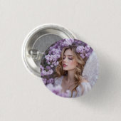 Lilac Dreams - Serene Spring Angel Button (Vorne & Hinten)