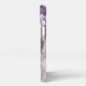 Lilac Dreams - Serene Spring Angel iPhone Hülle (Linke Seite)