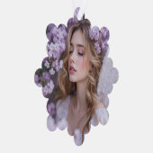 Lilac Dreams - Serene Spring Angel Ornament Karte (Rechts)