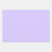 Lilac Dreams Solid Color | Classic | elegant Geschenkpapier Set (Vorderseite)