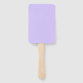 Lilac Dreams Solid Color | Klassisches Elegant Fächer (Rückseite)