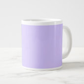 Lilac Dreams Solid Color | Klassisches Elegant Jumbo-Tasse (Vorderseite Rechts)