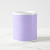 Lilac Dreams Solid Color | Klassisches Elegant Jumbo-Tasse (Vorderseite)
