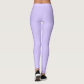Lilac Dreams Solid Color | Klassisches Elegant Leggings (Rückseite)