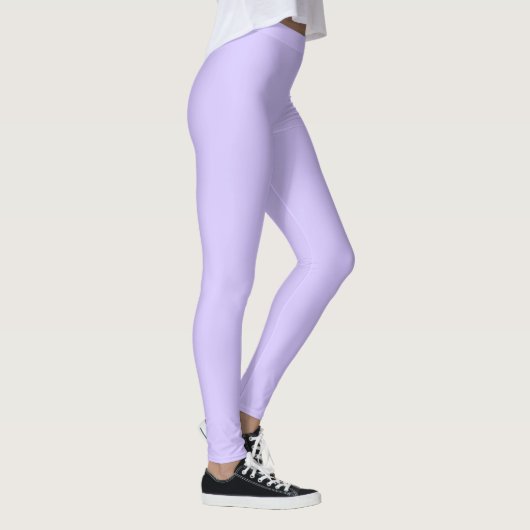 Lilac Dreams Solid Color | Klassisches Elegant Leggings (Rechts)