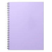 Lilac Dreams Solid Color | Klassisches Elegant Notizblock (Vorderseite)