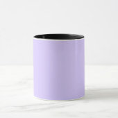 Lilac Dreams Solid Color | Klassisches Elegant Tasse (Zentrum)