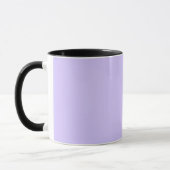Lilac Dreams Solid Color | Klassisches Elegant Tasse (Links)