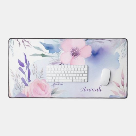 Lilac Dreamscapes anpassbar Schreibtischunterlage (Tastatur & Maus)