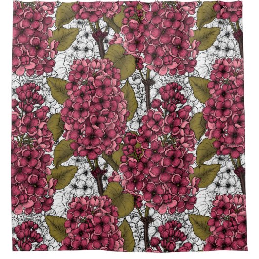 Lilac Duschvorhang (Vorderseite)