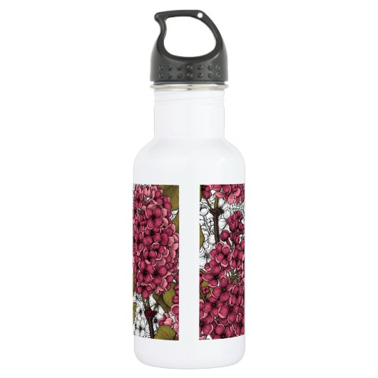 Lilac Edelstahlflasche (Rückseite)