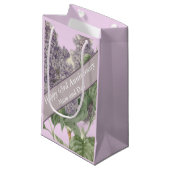 Lilac Editable zum 63. Jahrestag Kleine Geschenktüte (Vorderseite Schrägansicht)