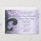 Lilac "Eisen-Lilie" - WEDERINVITATION Einladung (Vorderseite)